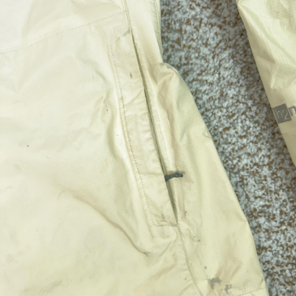 Patagonia Jacket Womens Small White Hooded H2No Waterproof Torrentshell Hiking - Picture 3 of 12